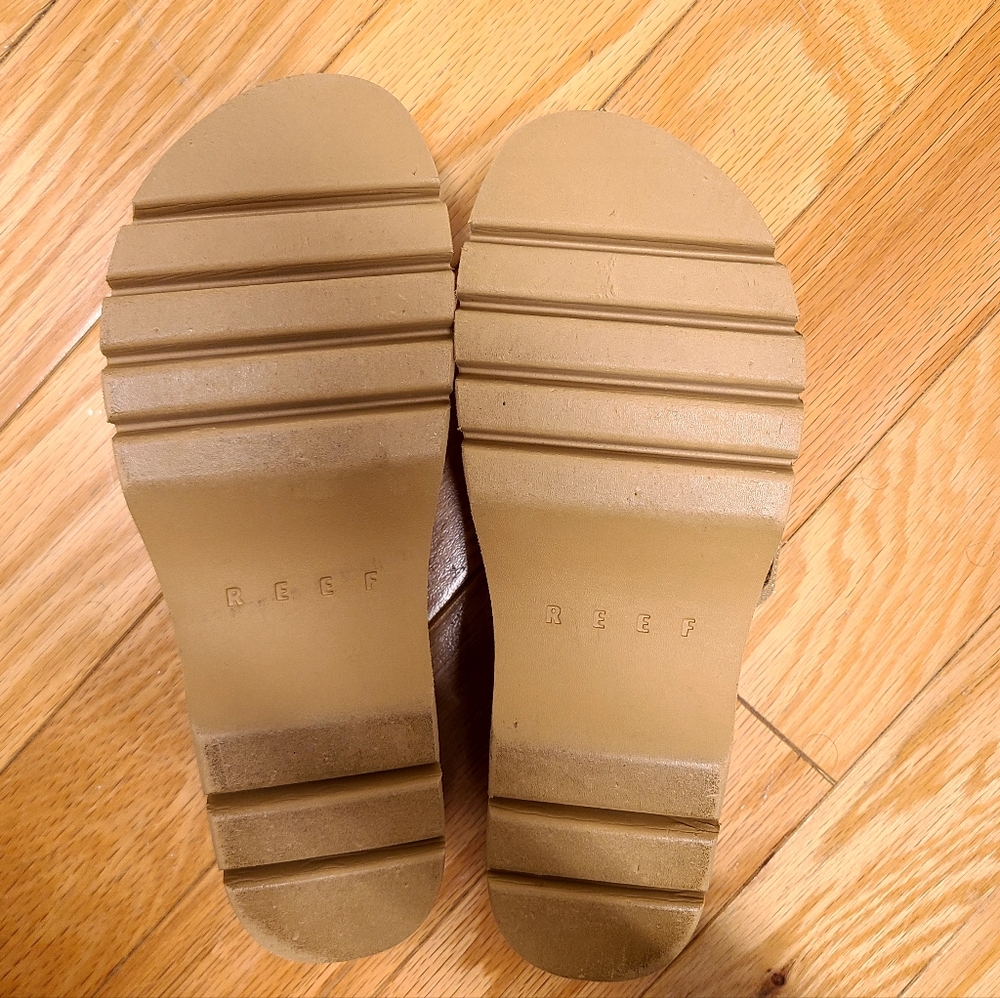 REEF Cushion Vista Higher Platform Slide Sandal Size 8 EUC - Picture 5 of 6